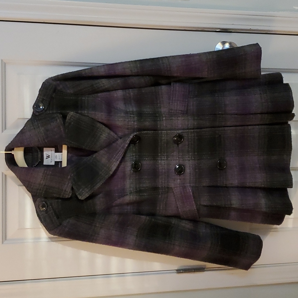 Wool blend pea coat